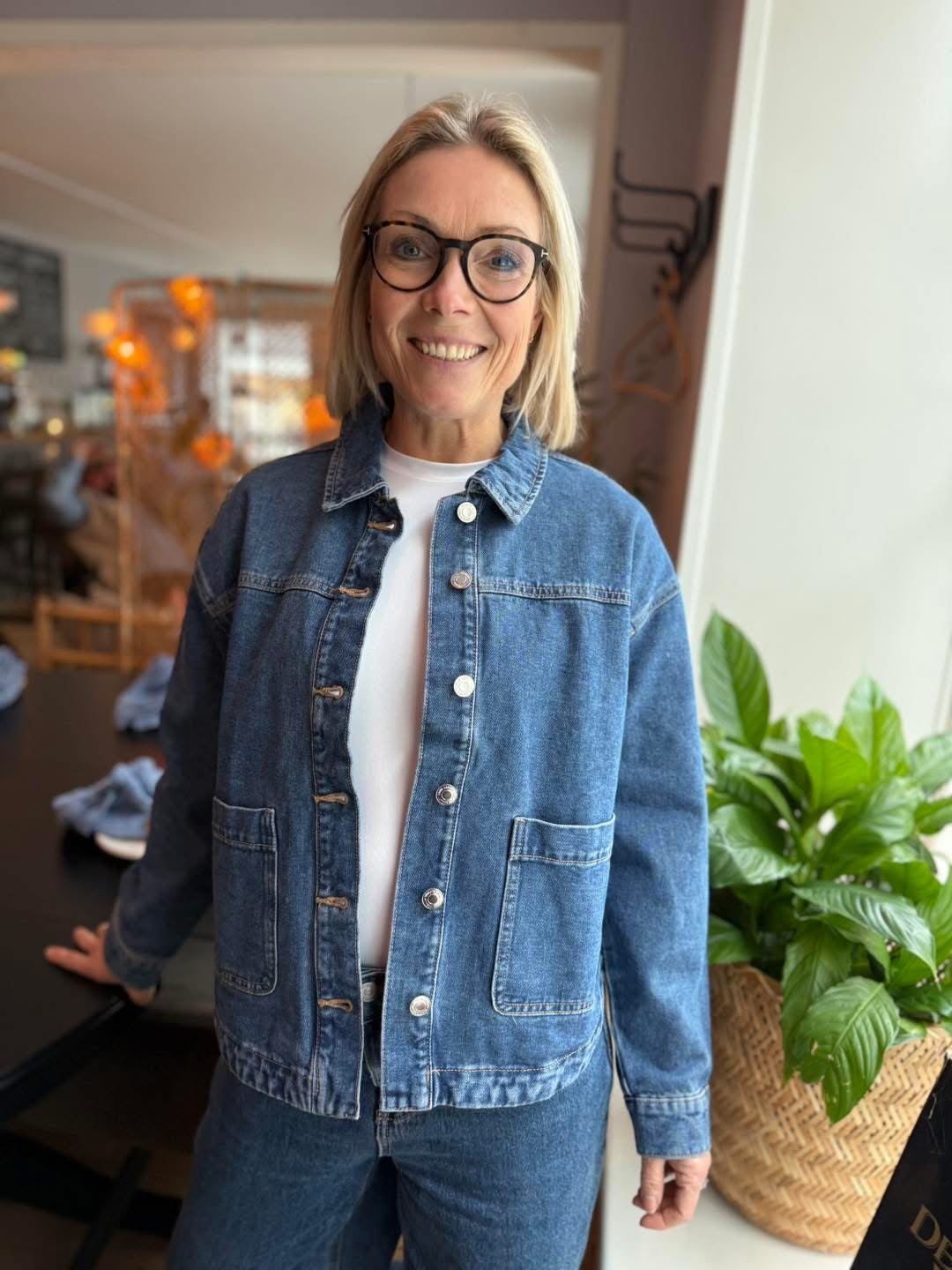 VMJAMIE Denim Jacket - Medium Blue Denim